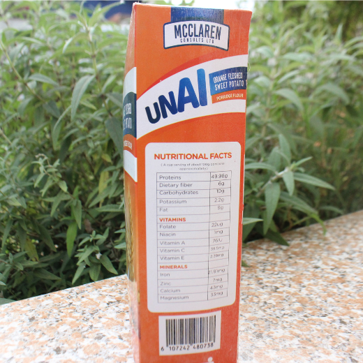 Unai Orange Fleshed Sweet Potato Porridge 1kg